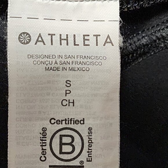 Athleta Black Buttery Soft Ultra High Rise Elation Tights 25" - Picture 9 of 9